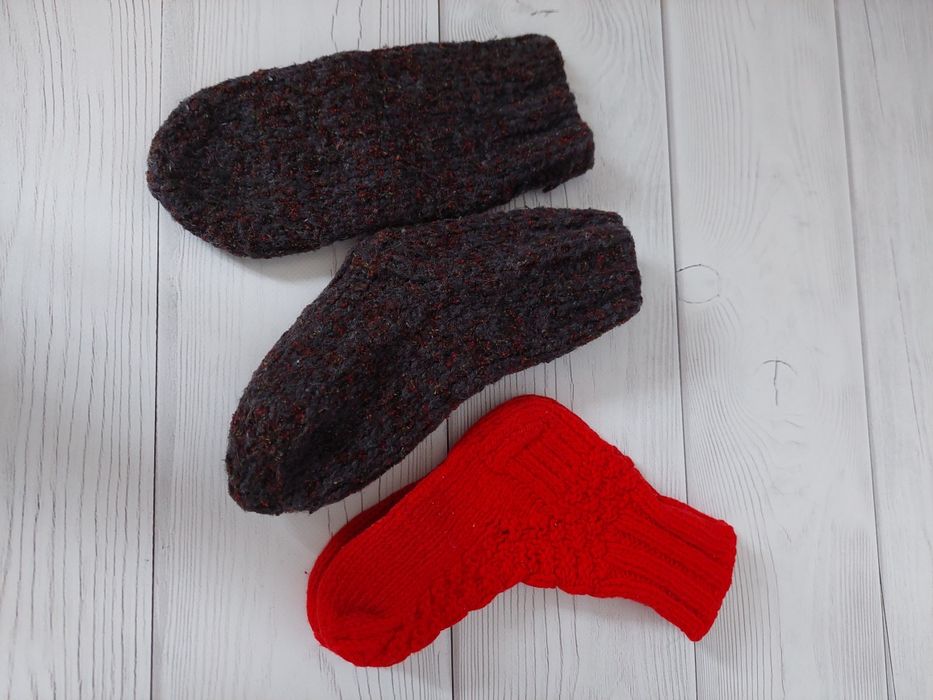 носочки тёплые вязаные для детей