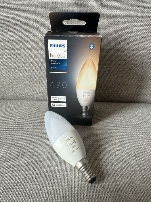 Philips hue 470 White Ambiance - żarówka e14