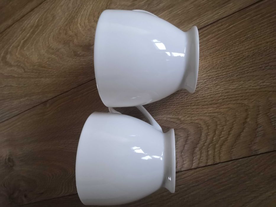 Kubki białe 6 sztuk nowe