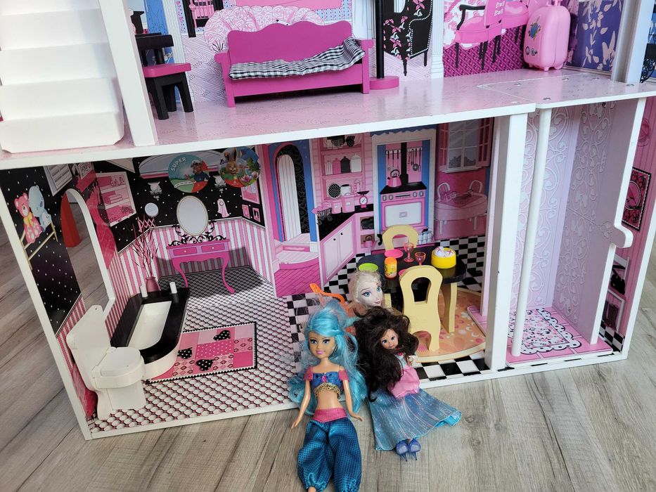 Drewniany domek dla lalek MIAMI ECOTOYS