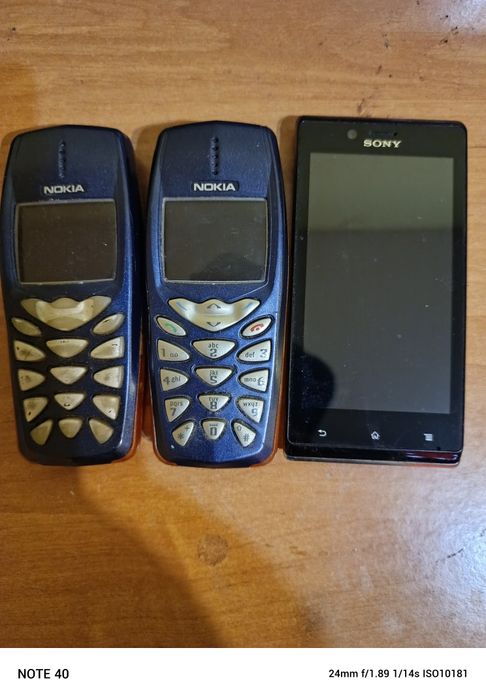 Telefony na sprzedaż 2 x nokia 3510i oraz Xperia j
