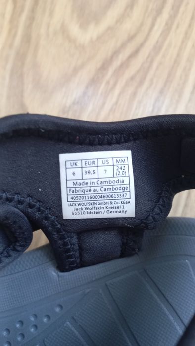 Sandały JACK WOLFSKIN 39,5