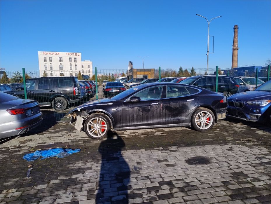 Для Tesla Model S, сірий колір PMNG крило, четверть, праве/лів