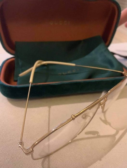 Okulary oprawki zero Gucci