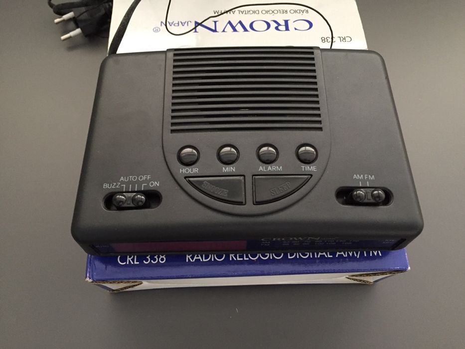 Radio Relogio Digital Crown