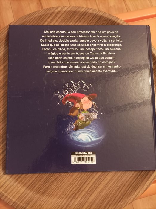 Livro "Melinda e a magia da esperança"