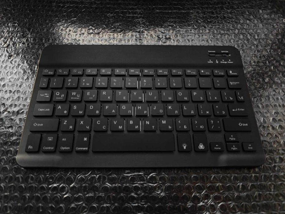 rgb bluetooth клавиатура с подсветкой для ios, android, windows, ipad