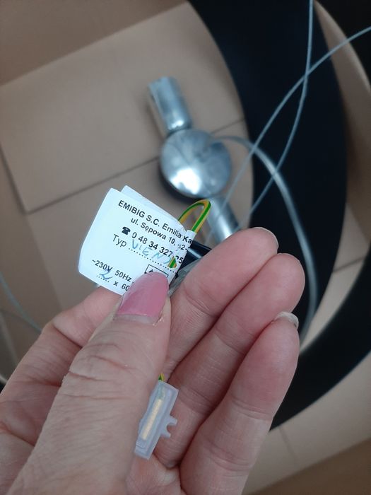 Lampa wisząca EMIBIG VIENO BLACK oryginalna regulowana metal czarna