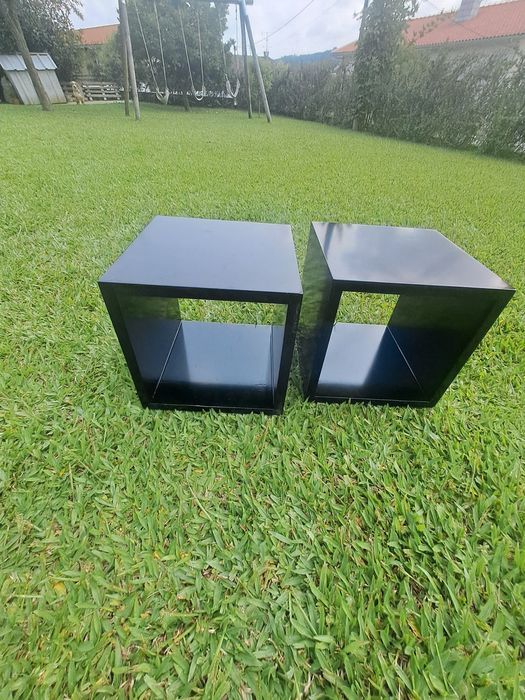 Cubos lacado a preto