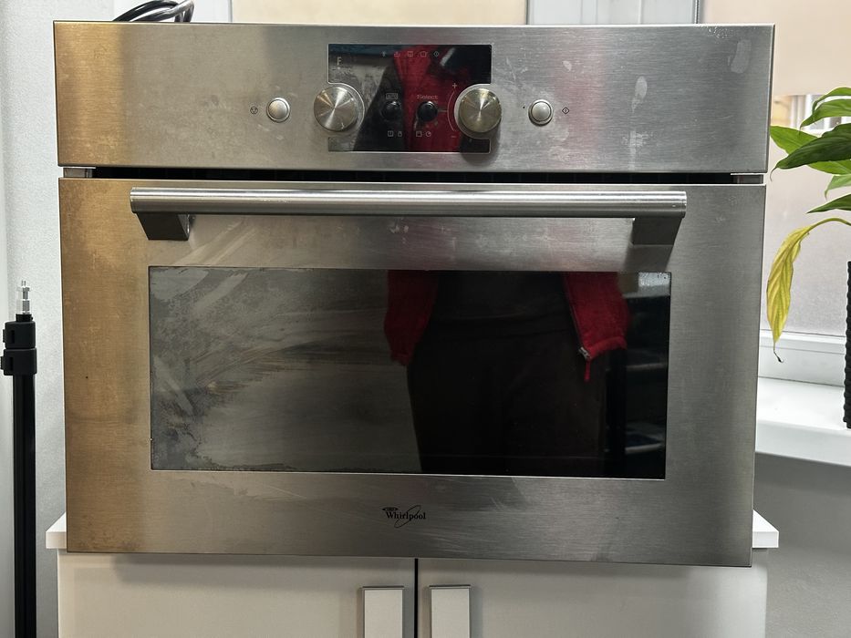 Вбудована мікрохвильовка Whirlpool AMW 535/IX 40л (гриль + конвекція + пар) — ідеальний стан!