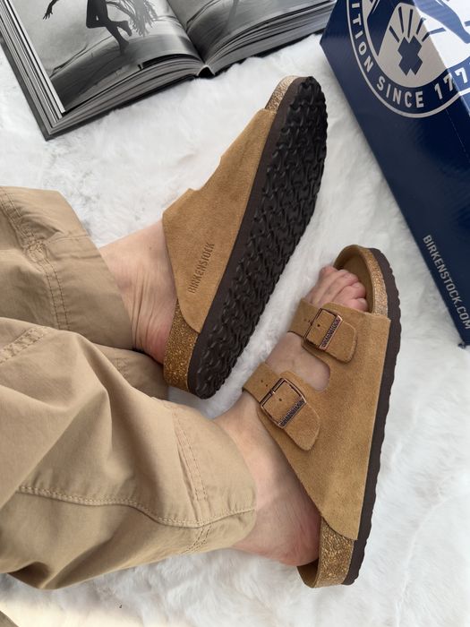 36-45 р шльопанці Birkenstock Arizona Chestnut