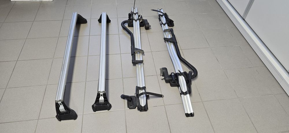 Barras de tejadilho e suportes bicicletas thule