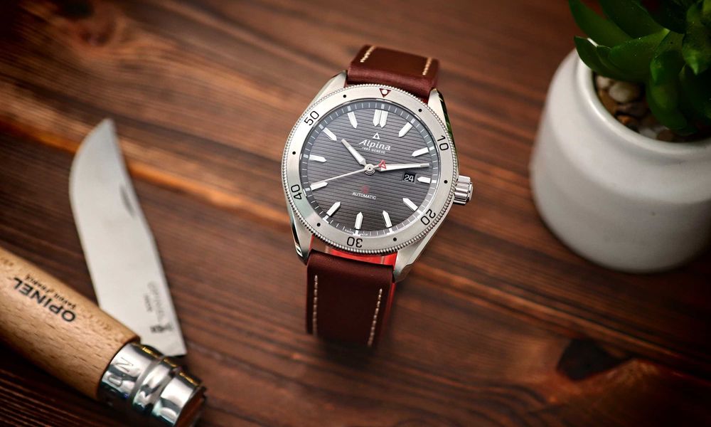 Alpina Alpiner 4 AL-525G5AQ6 Duży Zegarek Męski 44 mm 100m WR