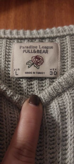 Camisola de malha tamanho L