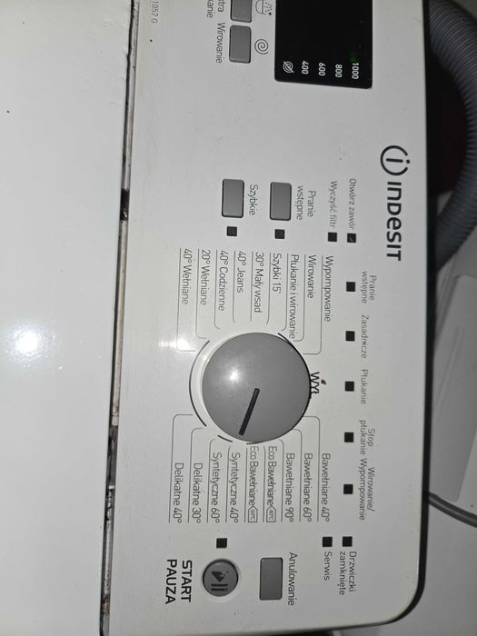 Pralka Indesit 40cm Wsad 1-6 kg 1000 obr. Waga Klasa A 2 plus. PL Menu. Gwarancja! Po serwisie.Tanio