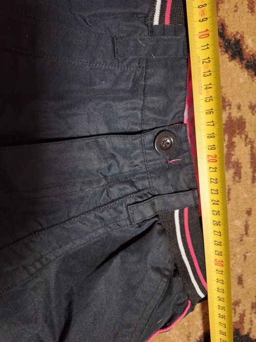 Spodnie śniegowce ocieplane polarem