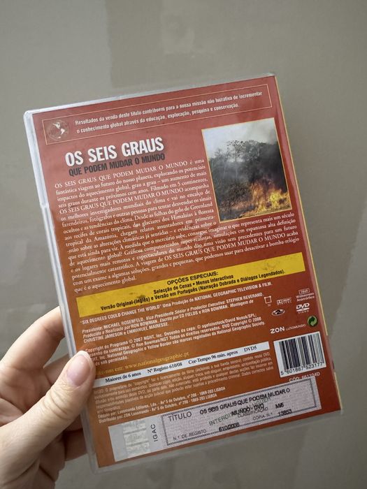 Dvd: os seis graus que podem fazer mudar o mundo