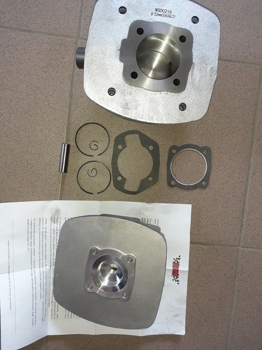 Sprzedam zestaw naprawczy silnik wsk125 cylinfer głowica tłok kpl