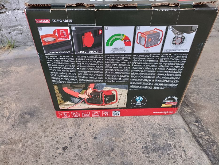 Продам генератор Einhell