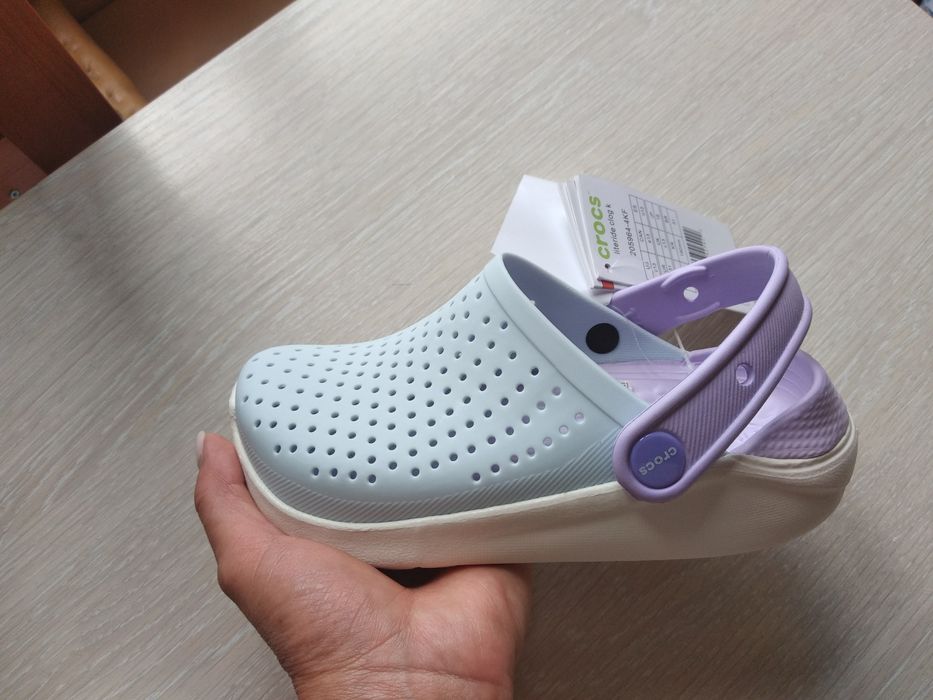 Дитячі крокси для дівчаток босоніжки Crocs Literide kids clog  крокс С