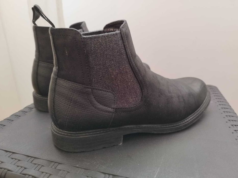Bota Preta Tam 44 Semi Nova