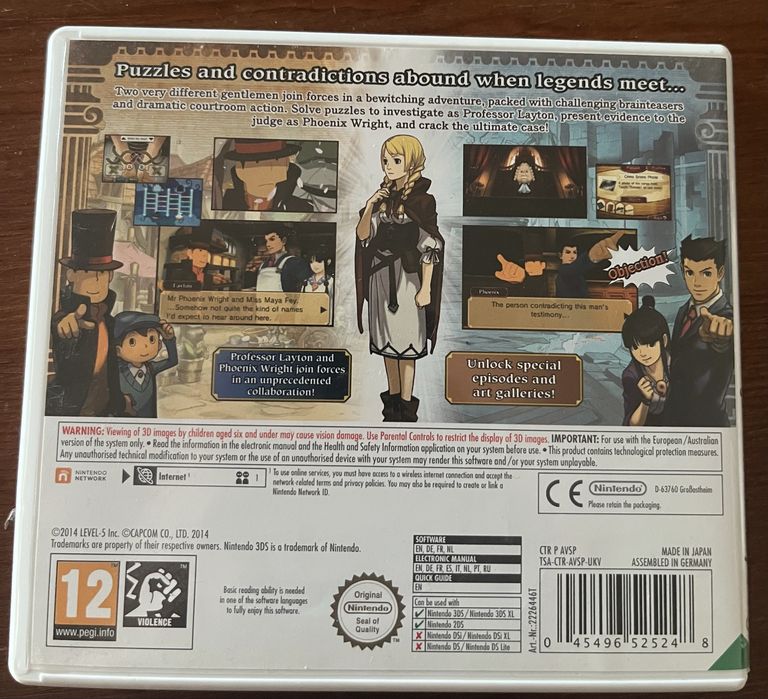 Professor Layton vs Phoenix Wright: Ace Attorney