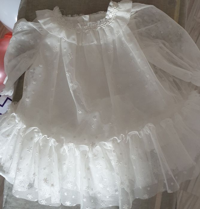 Sukienka boho na chrzest