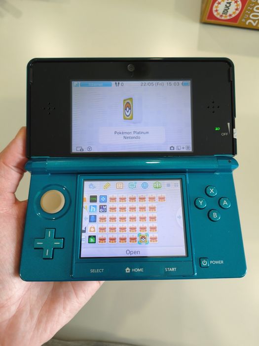 Nintendo 3DS Azul Metálico 32GB Homebrew