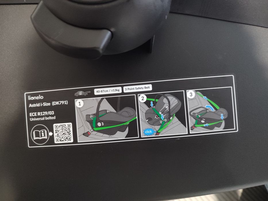 Fotelik samochodowy Lionelo Astrid i-Size