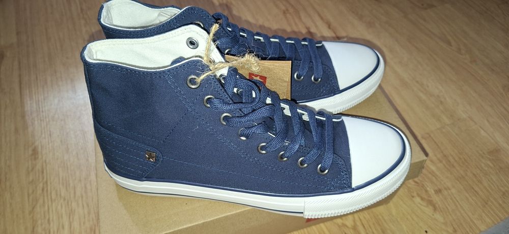 Wysokie granatowe trampki Big Star