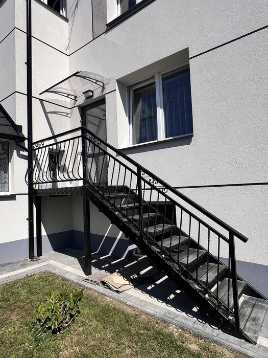 Schody stalowe zewnętrzne