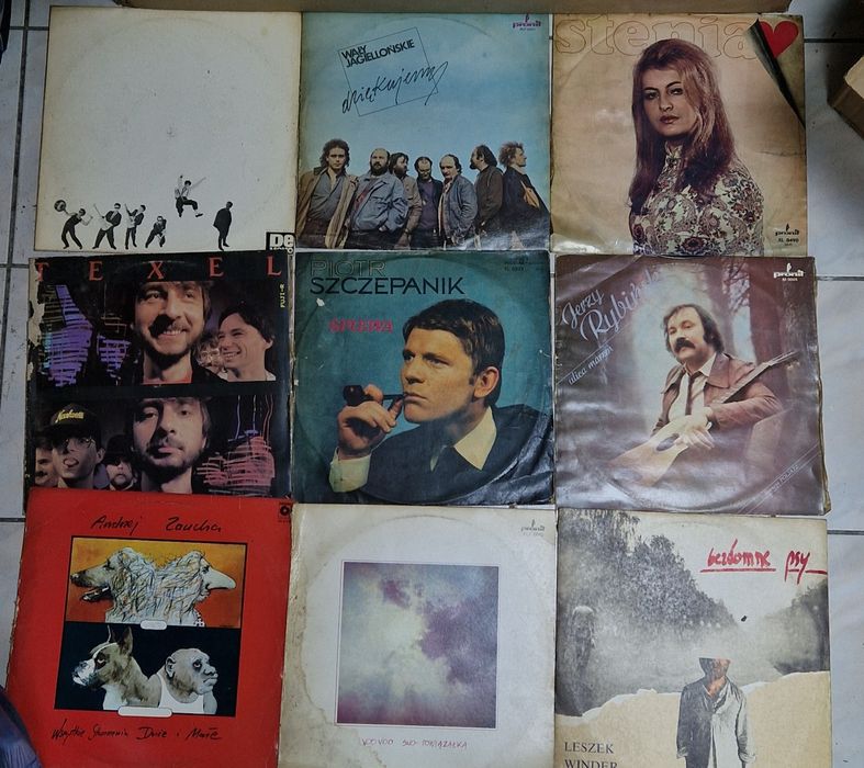 Polski rock, pop i blues lat 80. – duży pakiet 23 płyty winylowe