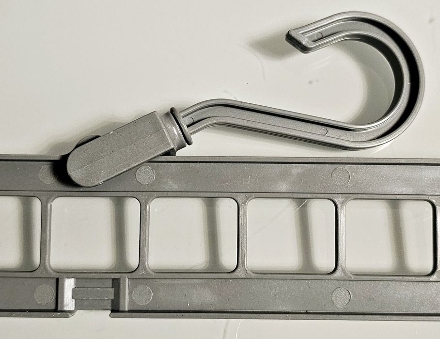 Nowy 2 x szary, funkcjonalny wieszak