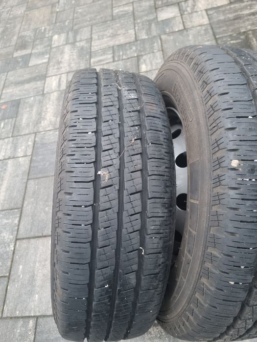 Komplet ķół Fiat Ducato Citroen Jumper Peugeot Boxer 15" felgi opony