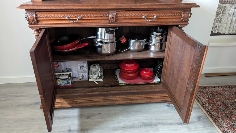 Kredens antyk drewniany