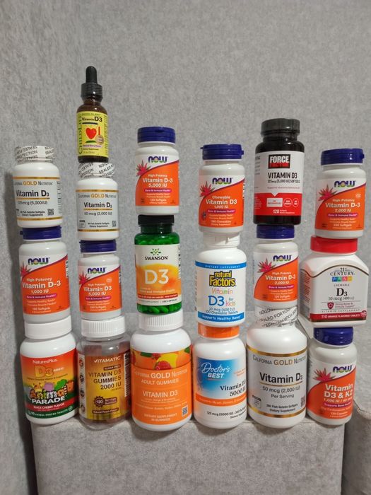 Вітамін Д3, iherb, дорослий вітамін Д3,