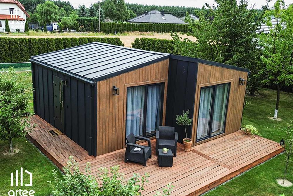 Domek modułowy, całoroczny, drewniany, domek letniskowy 35 m2