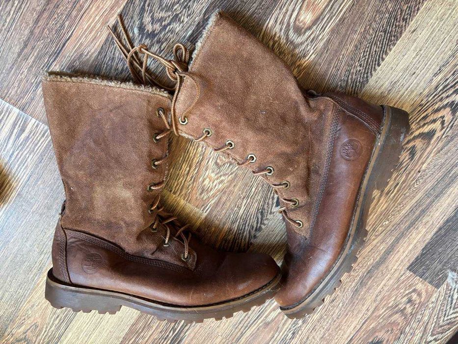 сапоги кожаные TIMBERLEND  дешево