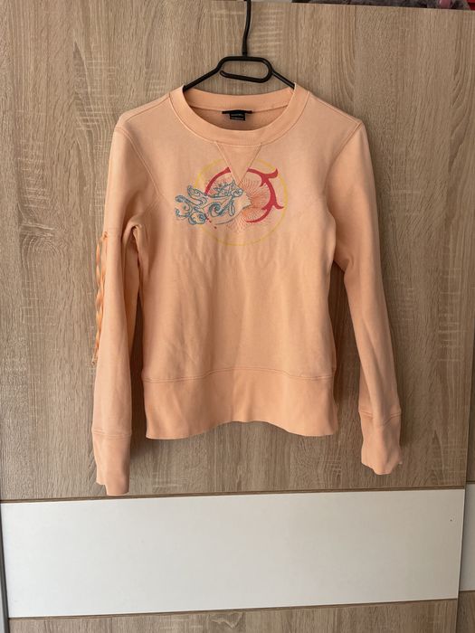 Bluza Diesel XS S vintage retro łososiowa koralowa japan style