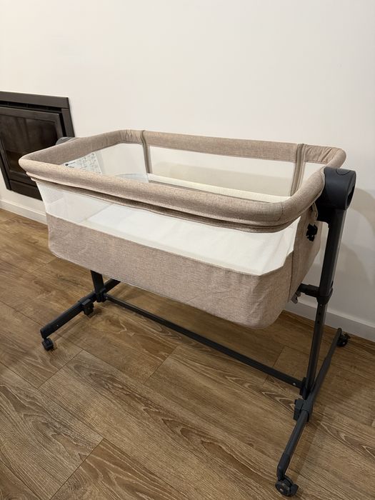 Berço Co-Sleeping Kinderkraft Bege (Com Caixa Original) – Braga