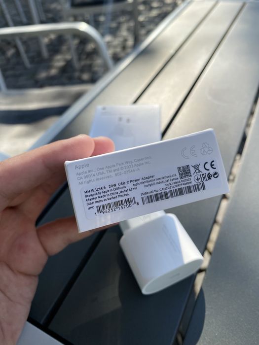 Блочок 20w для iPhone, iPad блок живлення зарядка оригінальний