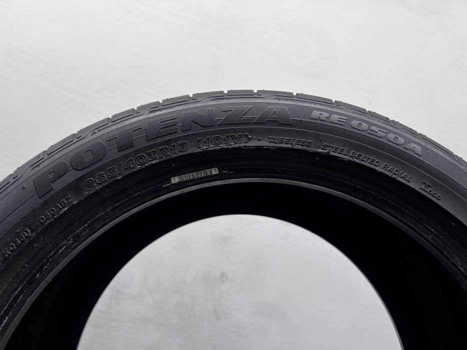 2шт літо 265/40/R18 Bridgestone Potenza RE 050 A