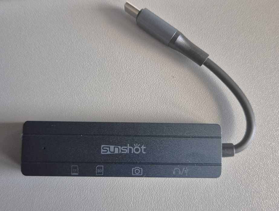 Hub Czytnik kart SD/micro SD adapter USB-C OTG 4w1 z kart SD/TF/OTG