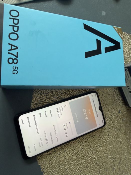 Oppo a78 5g 4/128gb ładny