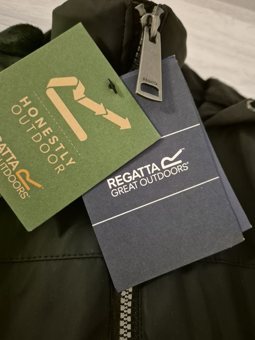 Czarna Kurtka - Marka Regatta, Rozmiar S