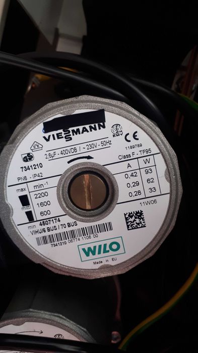 pompa do kotła gazowego viessmann VIHU/6BUS/70BUS,