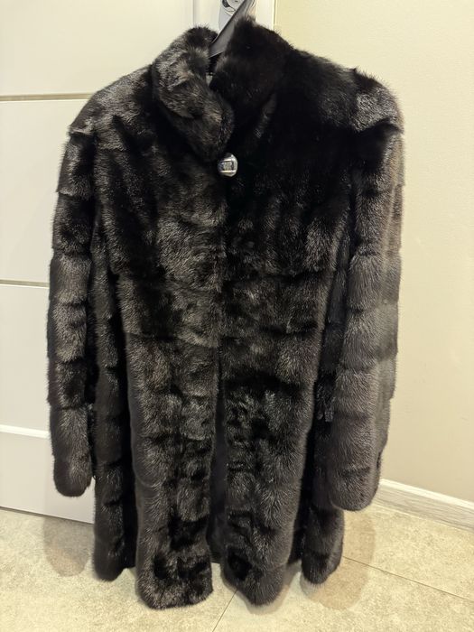 Шуба норка чорна
