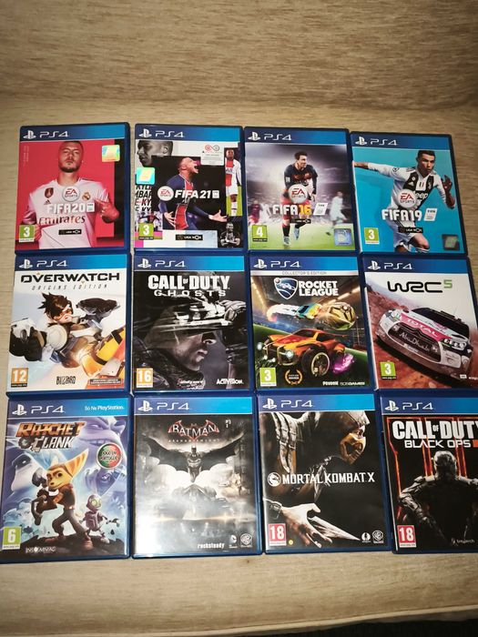 PS4 com 1Tb, Comando e jogos