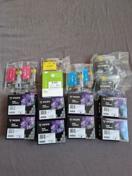 Tusze do Brother J105,  525, 529, 16 szt Szczecin