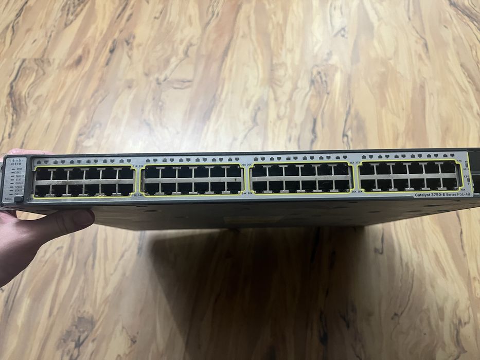 Switch cisco catalyst 3750-e poe-48